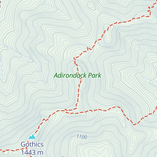 Map of Armstrong Mountain