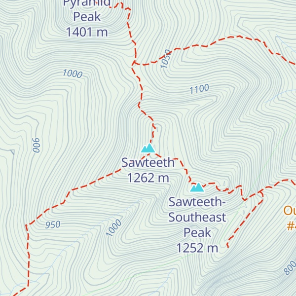 Map of Sawteeth