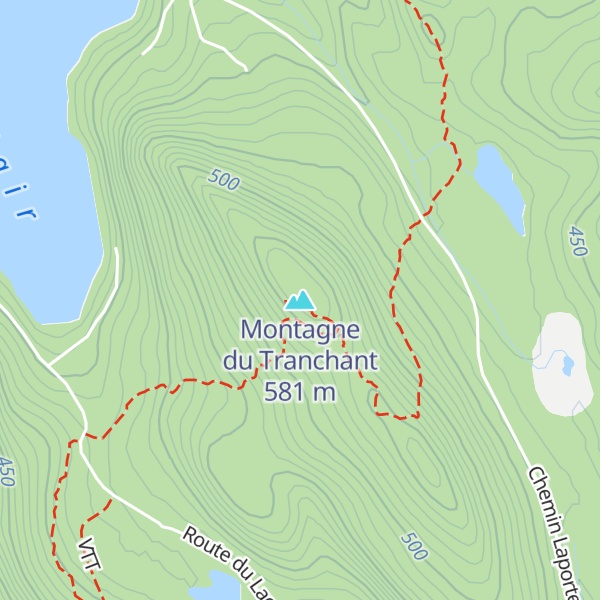 Map of Montagne du Tranchant