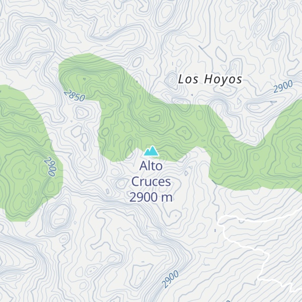 Map of Alto Cruces