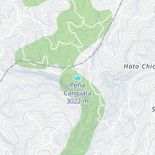 Map of Peña Carguata