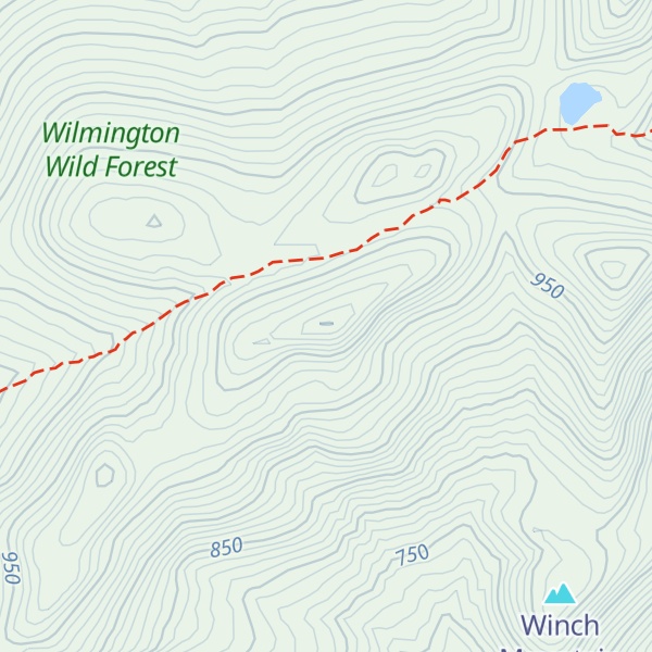 Map of Morgan Mountain