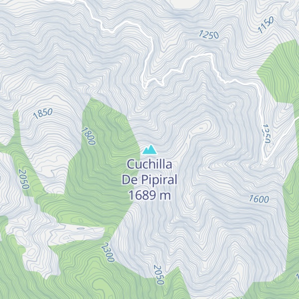 Map of Cuchilla De Pipiral