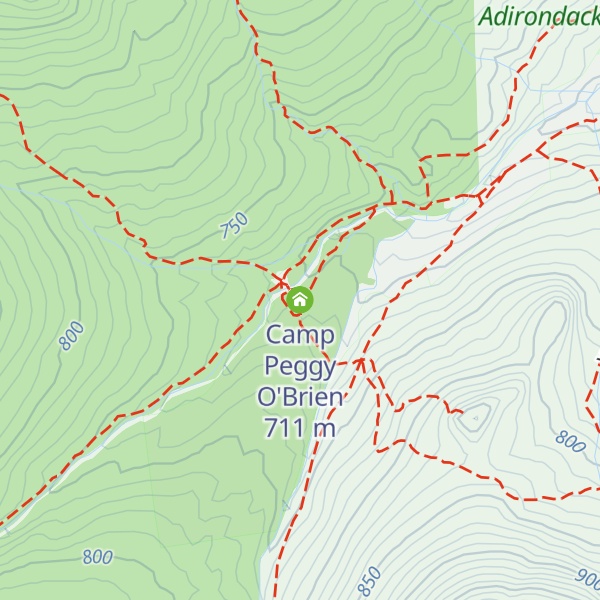 Map of Camp Peggy O'Brien