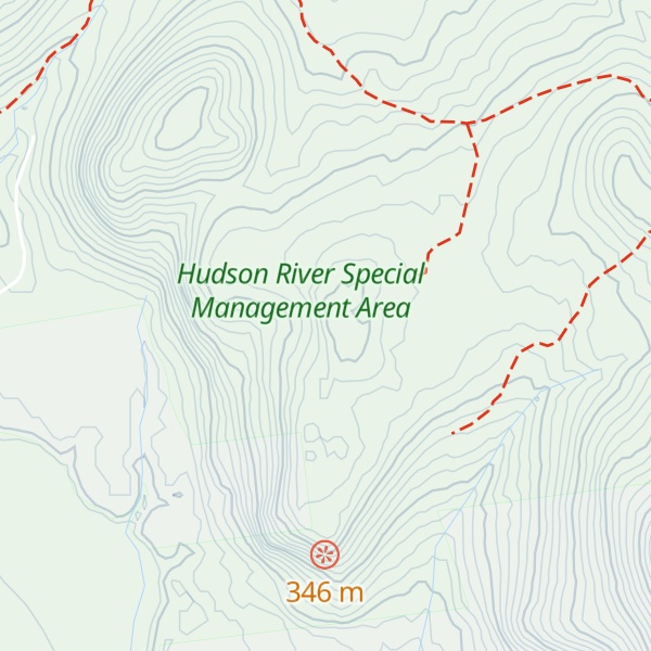 Map of Eddy Mountain