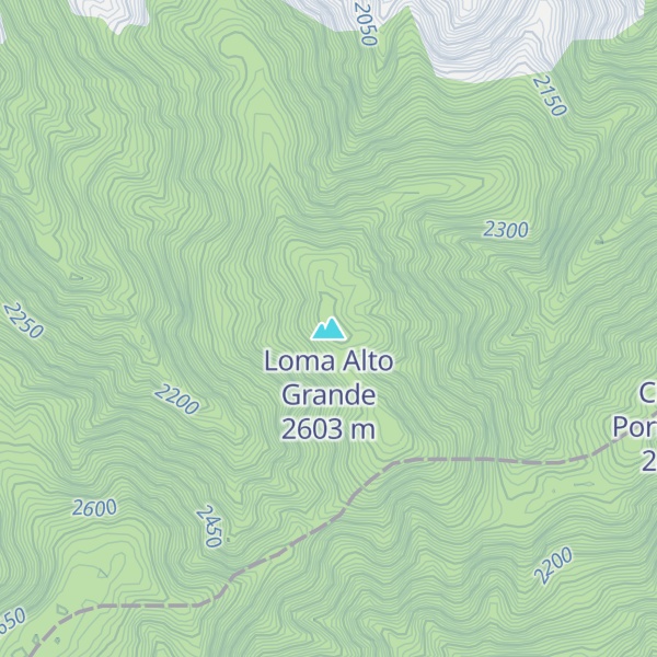 Map of Loma Alto Grande