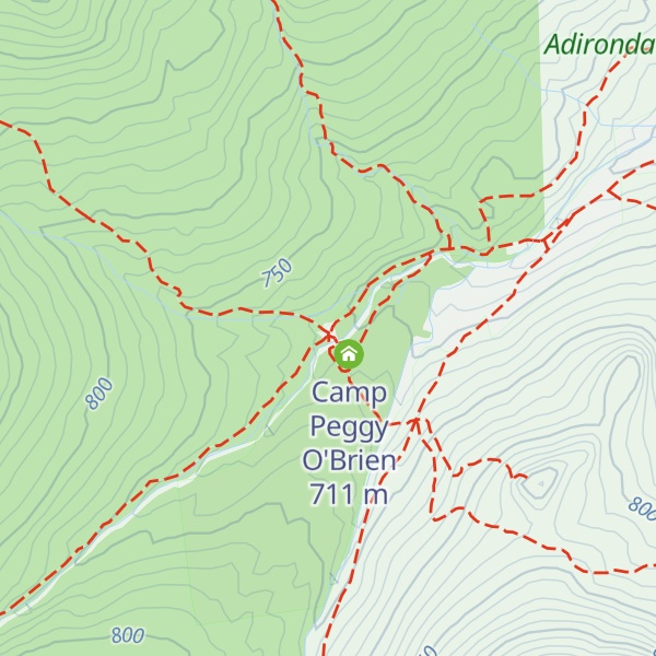 Map of Johns Brook Lodge