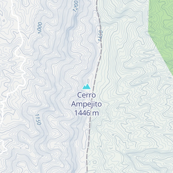 Map of Cerro Ampejito