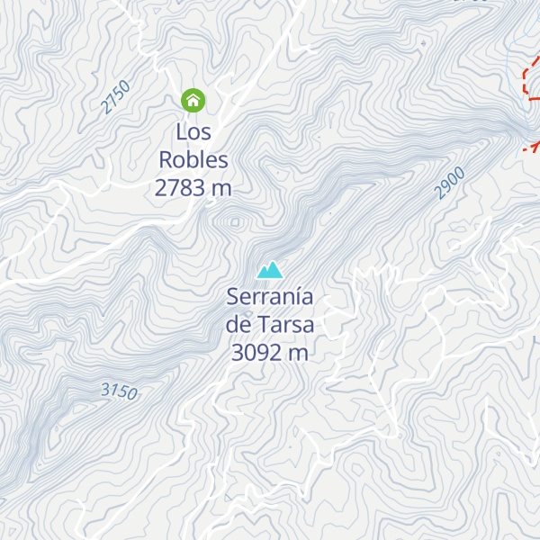 Map of Serranía de Tarsa