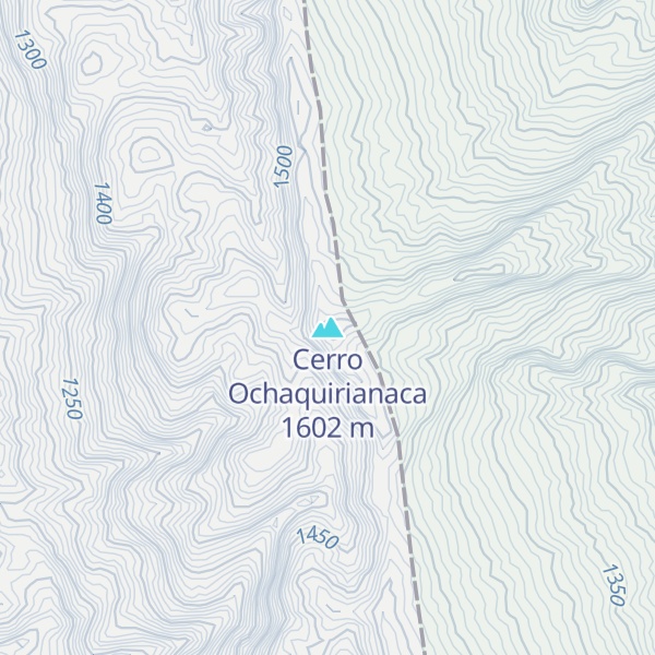 Map of Cerro Ochaquirianaca