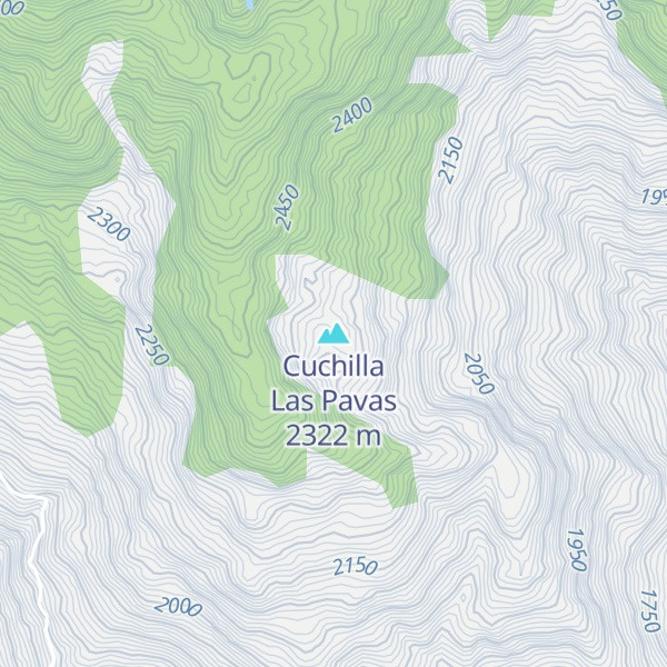 Map of Cuchilla Las Pavas