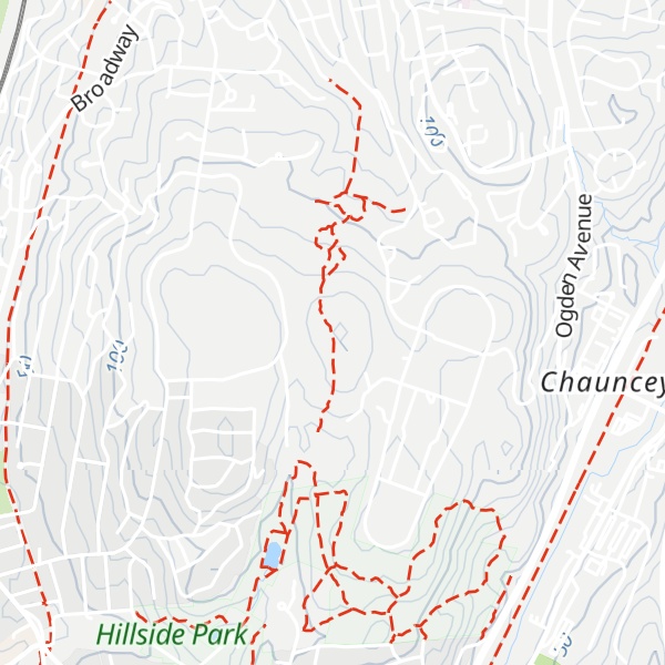 Map of Villard Hill
