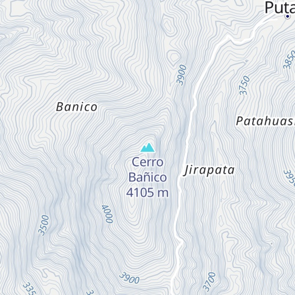 Map of Cerro Bañico