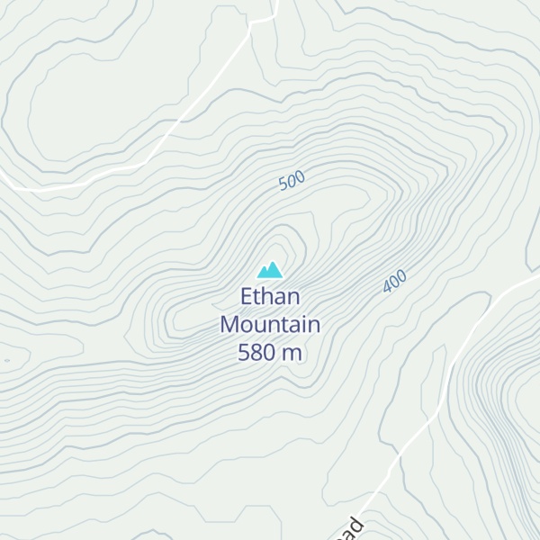 Map of Ethan Mountain