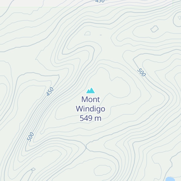 Map of Mont Windigo