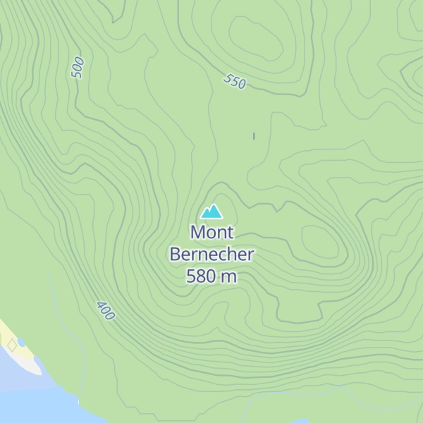 Map of Mont Bernecher