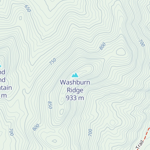 Map of Washburn Ridge