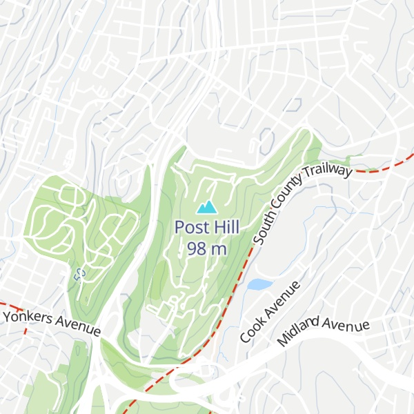 Map of Post Hill