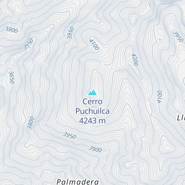 Map of Cerro Puchuilca