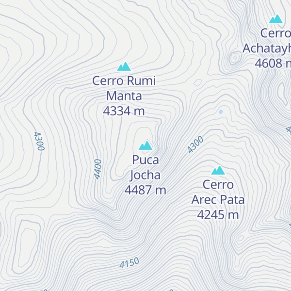 Map of Puca Jocha