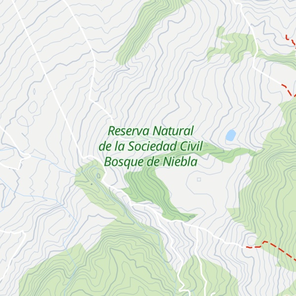 Map of Reserva Bosque de Niebla