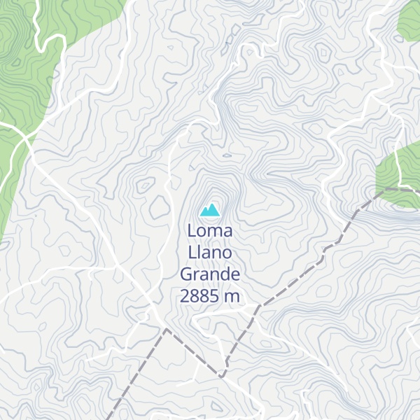 Map of Loma Llano Grande