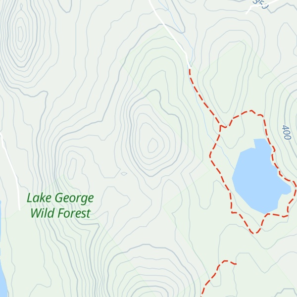 Map of McGann Mountain