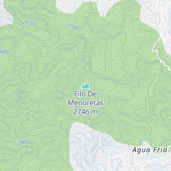 Map of Filo De Menoretas