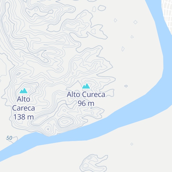Map of Alto Cureca