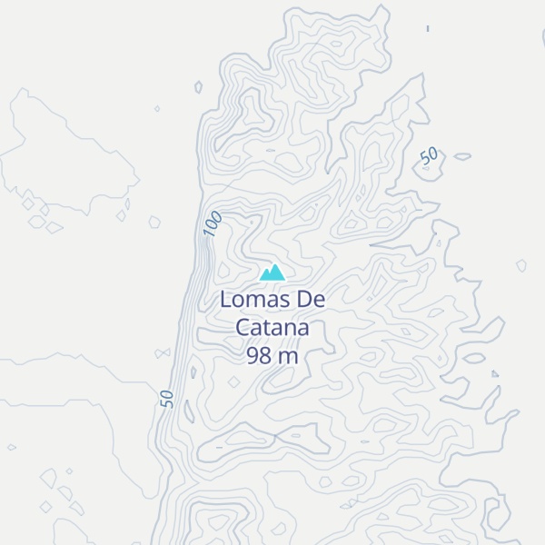 Map of Lomas De Catana