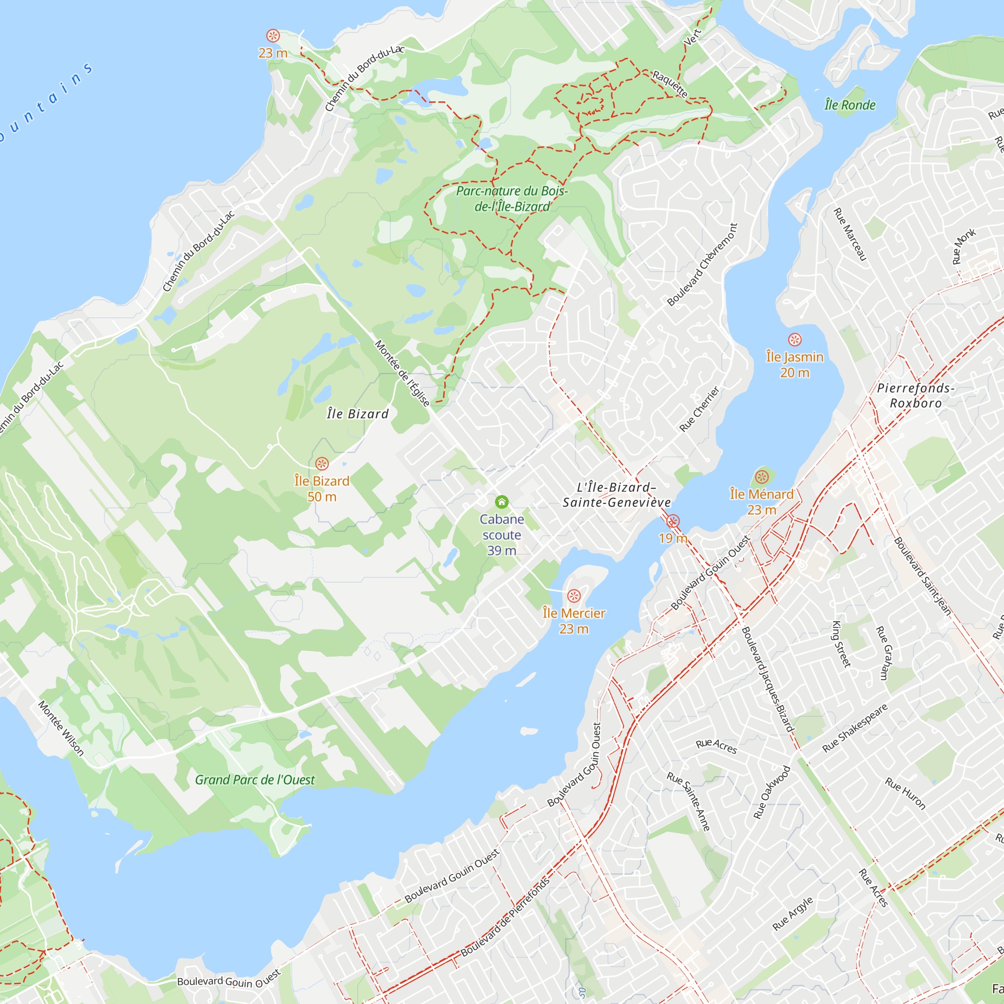 Cabane scoute map
