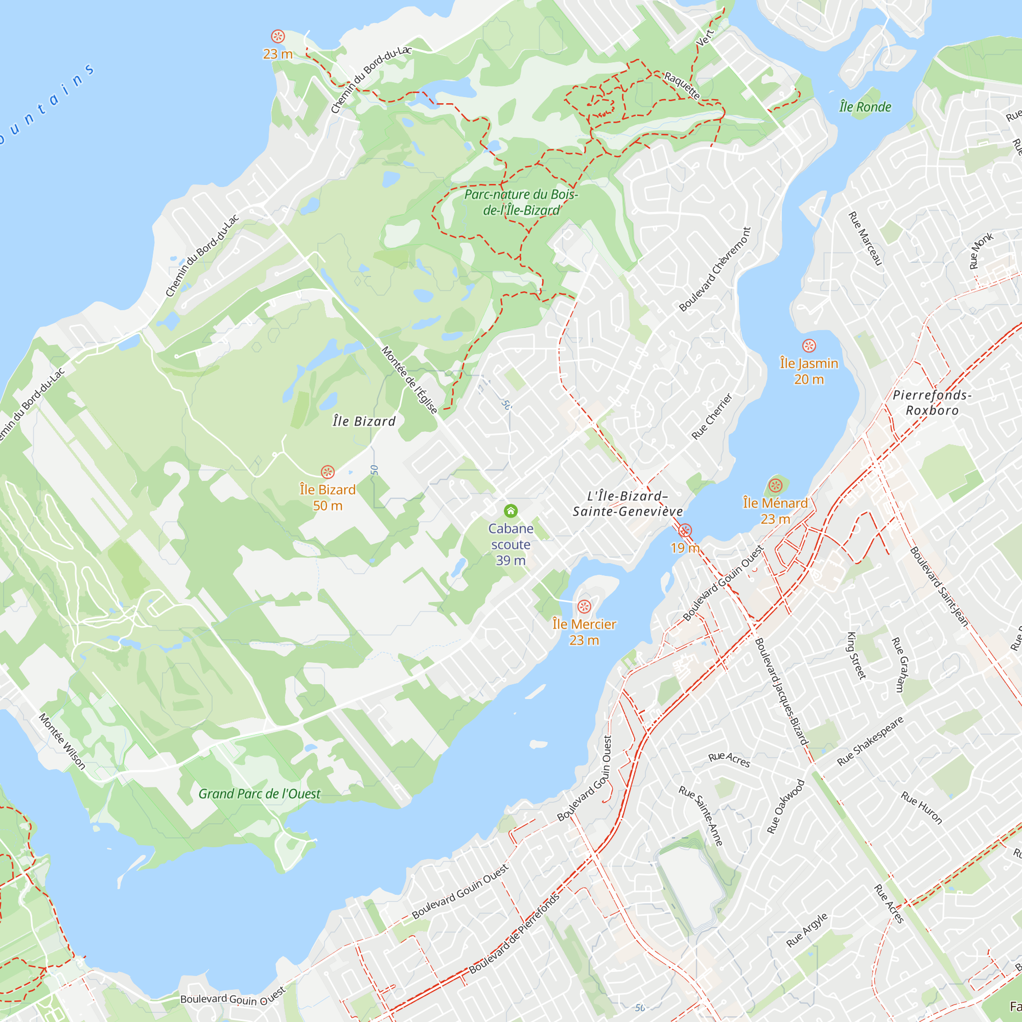 Cabane scoute map