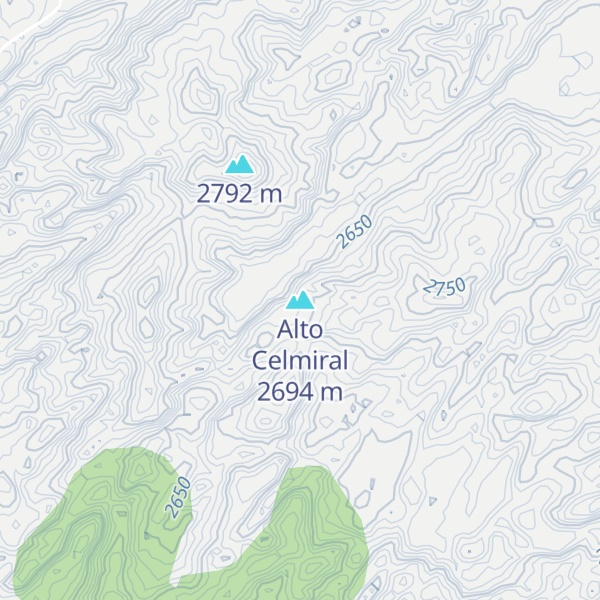 Map of Alto Celmiral