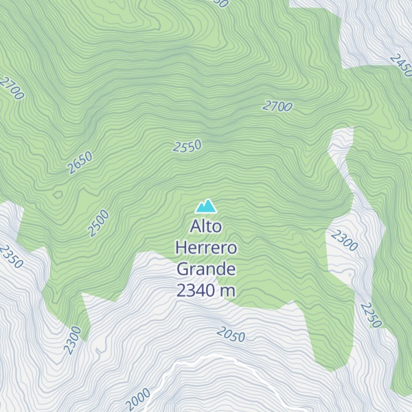 Map of Alto Herrero Grande