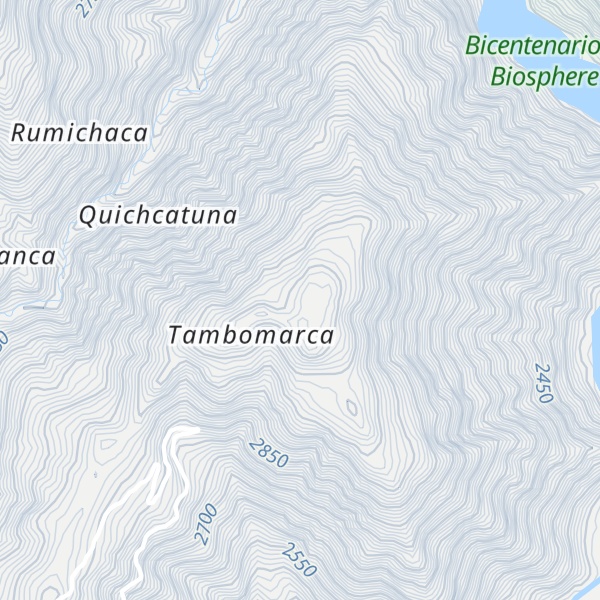 Map of Cerro Tambo Marco