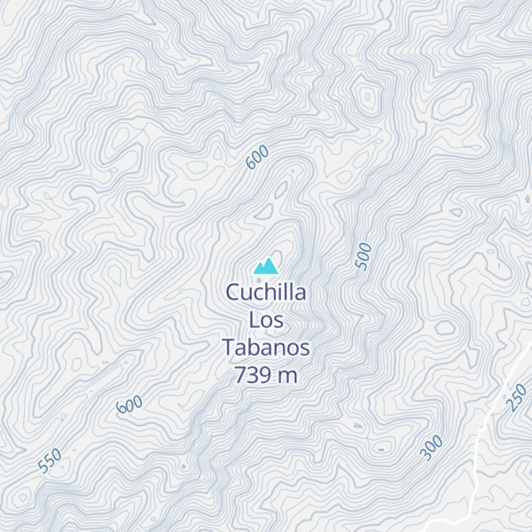 Map of Cuchilla Los Tabanos