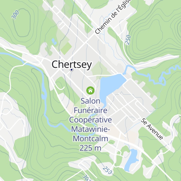 Map of Salon Funéraire Coopérative Matawinie-Montcalm