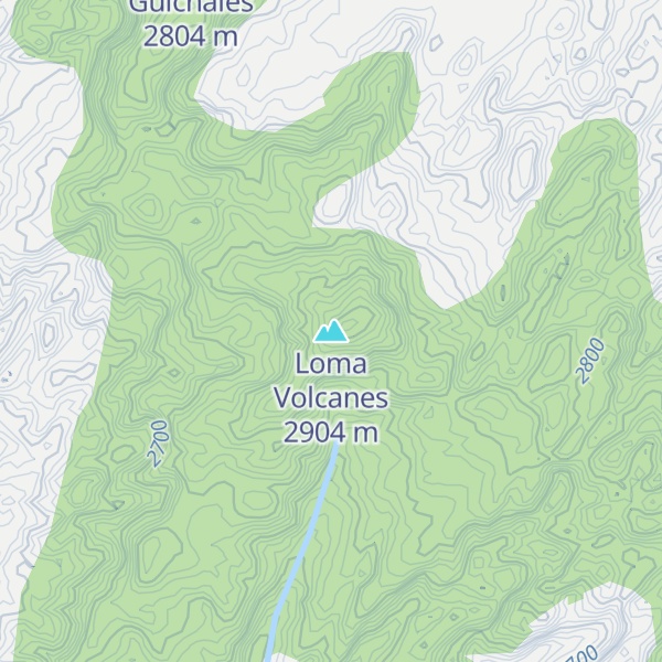 Map of Loma Volcanes