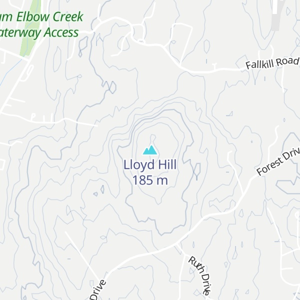 Map of Lloyd Hill