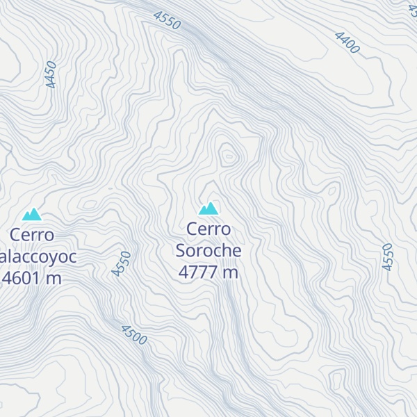 Map of Cerro Soroche
