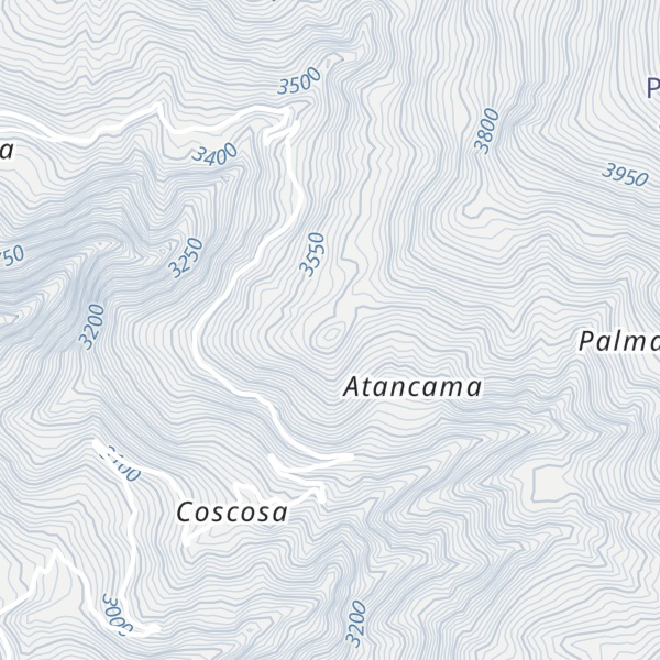 Map of Cerro Punta Pata