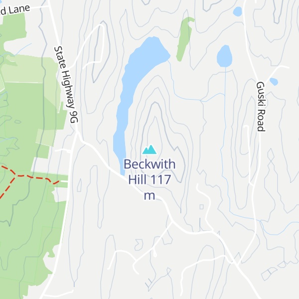 Map of Beckwith Hill