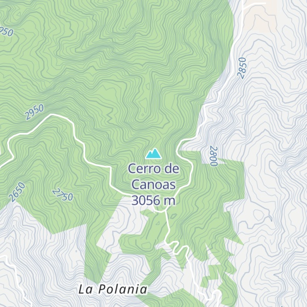 Map of Cerro de Canoas