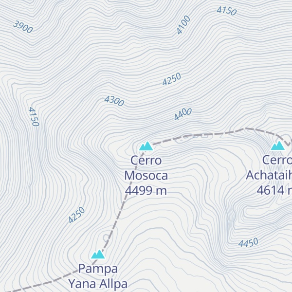 Map of Cerro Mosoca
