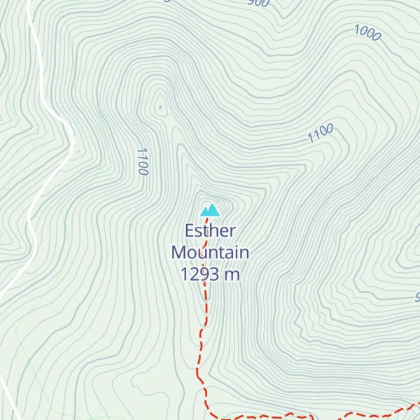 Map of Esther Mountain