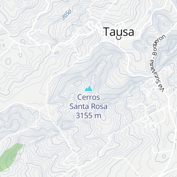 Map of Cerros Santa Rosa