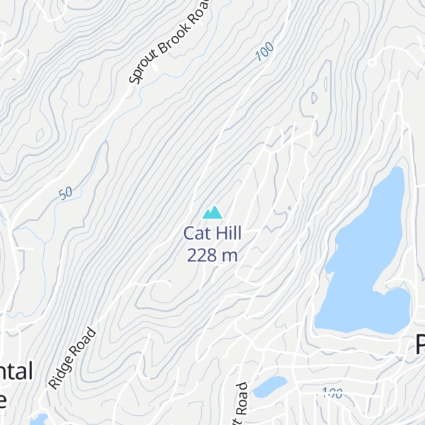 Map of Cat Hill