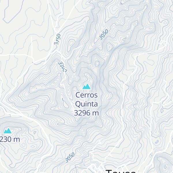Map of Cerros Quinta