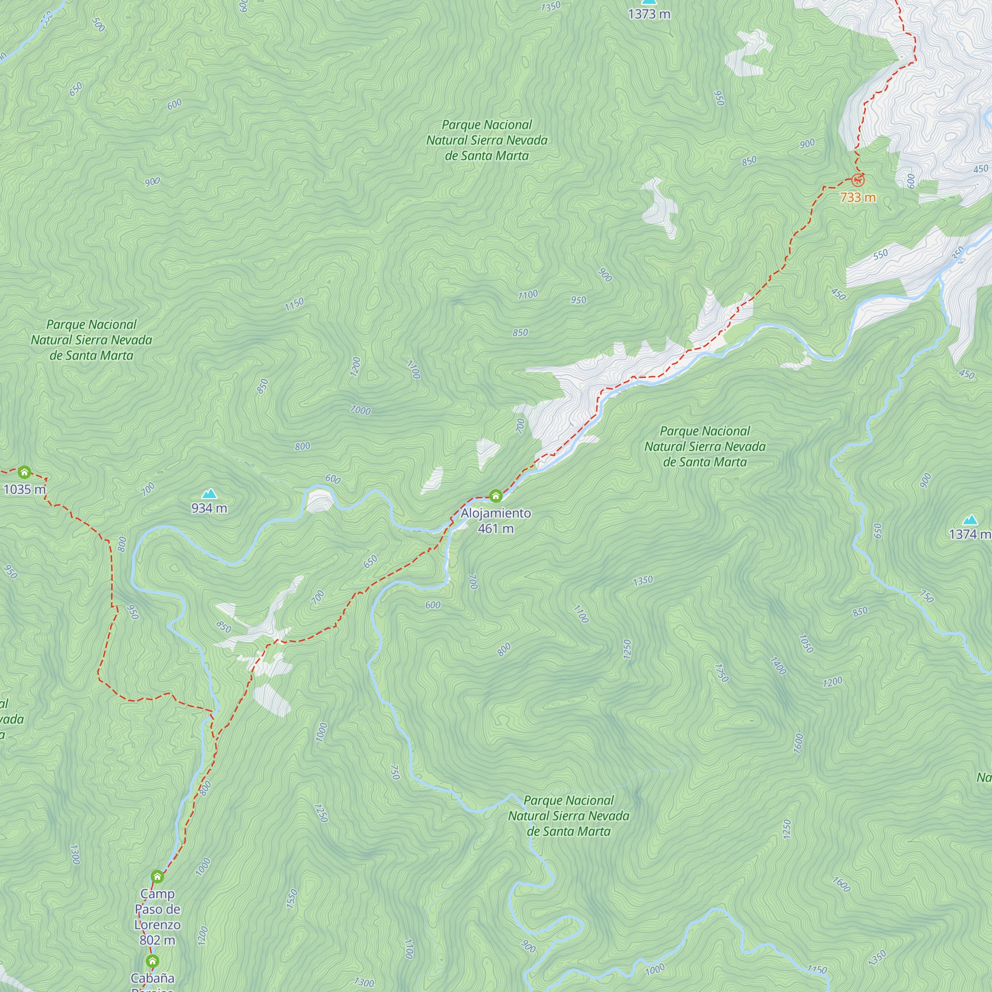 Alojamiento map