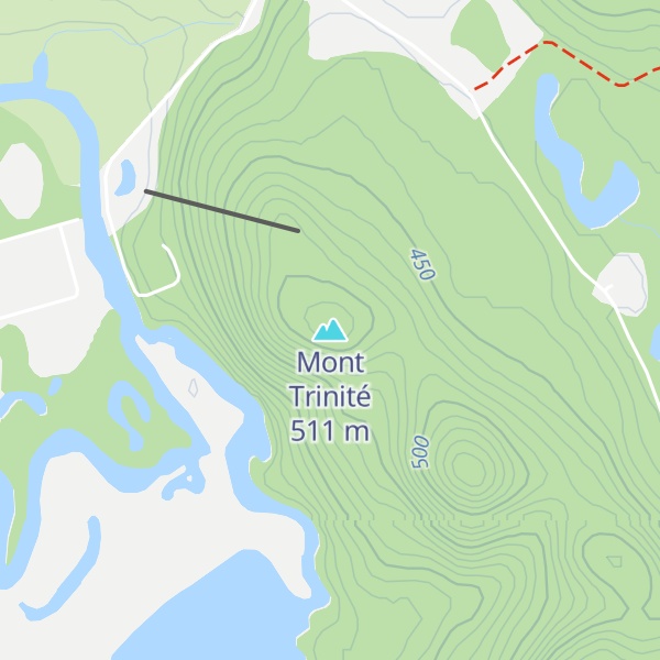Map of Mont Trinité